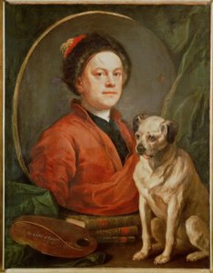 Zelfportret door William Hogarth