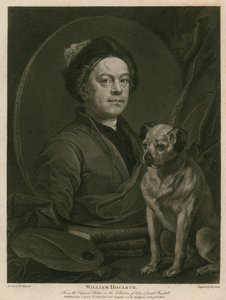Zelfportret van William Hogarth