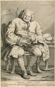 Simon Lord Lovat door William Hogarth