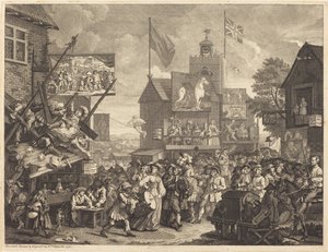 Southwark Fair door William Hogarth