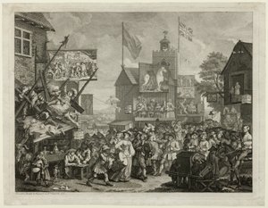 Southwark Fair door William Hogarth