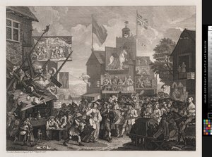 Southwark Fair door William Hogarth