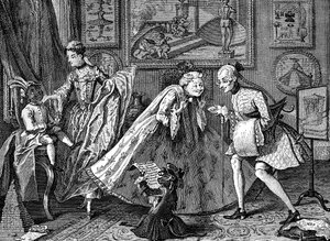 Smaak in het Hoge Leven, 1746 door William Hogarth