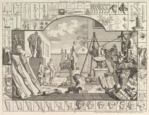 De analyse van schoonheid, plaat 1, 5 maart 1753 door William Hogarth