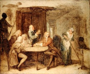 De antiquairs door William Hogarth