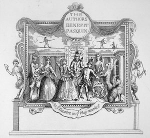 De Auteurs Pasquin door William Hogarth