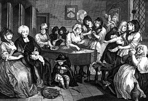 De vooruitgang van de hoer, 1733