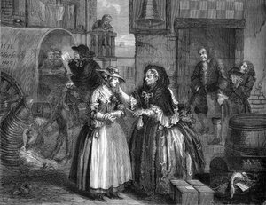 Het hoerenleven door William Hogarth