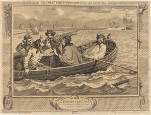 De Luie Leerling weggestuurd en naar Zee gestuurd door William Hogarth