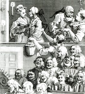Het Lachende Publiek, 1733 door William Hogarth