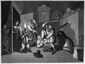 Het gemaskerde avontuur door William Hogarth