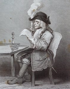 De politicus door William Hogarth (1697-1764)