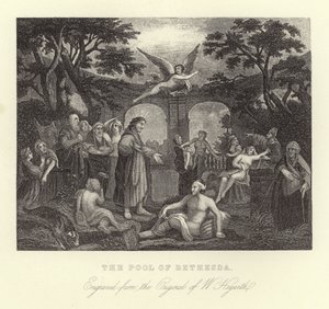Het badwater van Bethesda door William Hogarth