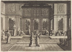 Het serail door William Hogarth