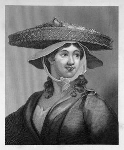 Het Garnalenmeisje door William Hogarth