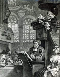 De slapende gemeente, 1736