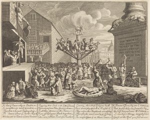Het Zuidzeeplan door William Hogarth