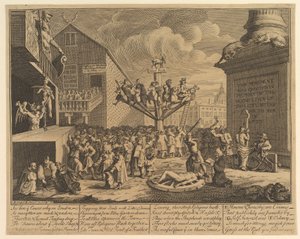 Het Zuidzeeplan, 1722 door William Hogarth