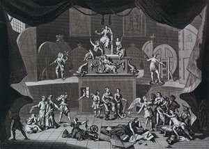 De loterij door William Hogarth