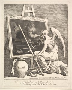 Tijd die een Schilderij Rookt, ca. 1761