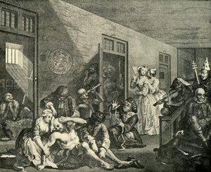 Behandeling van de Krankzinnigen, 1733, 1925 door William Hogarth