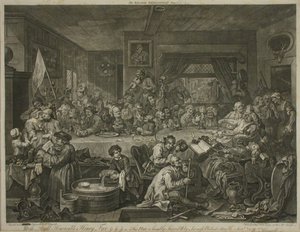 Zonder titel door William Hogarth