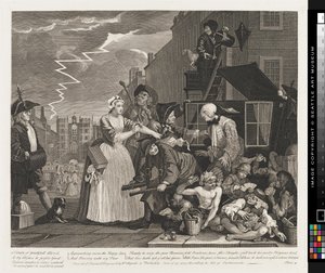 IJdelheid door William Hogarth