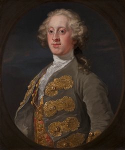 William Cavendish, Markies van Hartington, Later vierde Hertog van Devonshire door William Hogarth