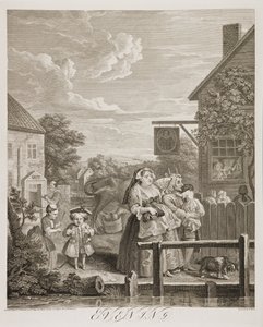 nl: Vier momenten van de dag: Avond door William Hogarth