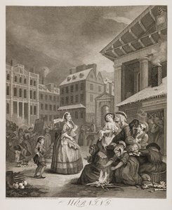 nl: Vier momenten van de dag: Ochtend door William Hogarth