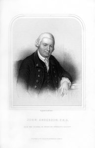 John Anderson, Schotse professor in natuurfilosofie, 1870