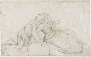 Studie voor "De Herdersknecht" door William Holman Hunt