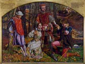 Twee Heren van Verona door William Holman Hunt