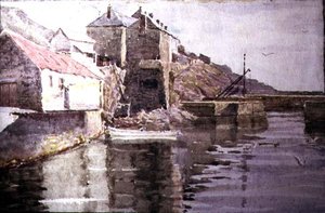 Haveningang, Polperro door William Holt Yates Titcomb
