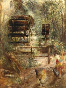 Watermolen in Rossett, Noord-Wales