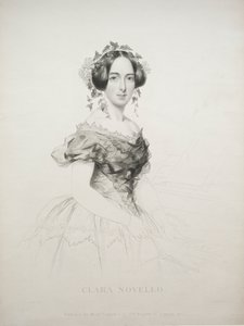 Clara Novello, 1852 door William Humphreys