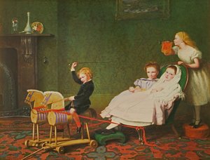 Een Koets naar het Bal, 1868 door William III Bromley