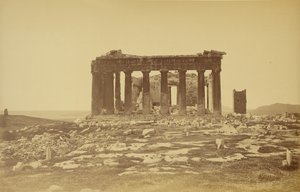 Parthenon, oosters gezicht.