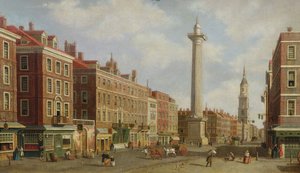 Uitzicht op het Monument, c.1770