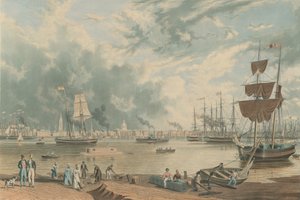 New Orleans: Gezien vanaf de ..., gepubliceerd 1841
