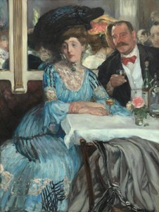 Bij Mouquin door William James Glackens