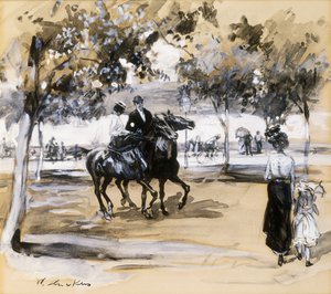 Riverside Drive door William James Glackens