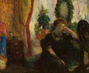 De Vrouw van de Kunstenaar door William James Glackens