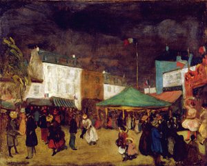 De Kermis, c.1895 door William James Glackens