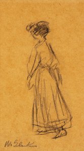 Vrouw Wandelend door William James Glackens