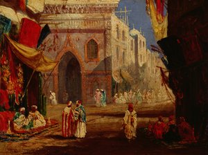 Een Straat in Caïro door William James Muller