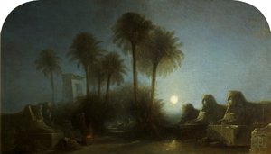 Laan van Sfinxen, Maanlicht, Thebe