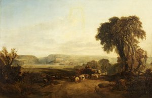 Clifton vanaf Ashton Meadows, mogelijk 1833 door William James Muller