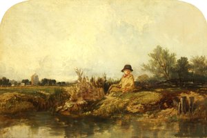 Op de Medway, mogelijk 1841 door William James Muller