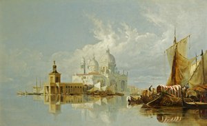 Santa Maria della Salute, Venetië, Italië door William James Muller